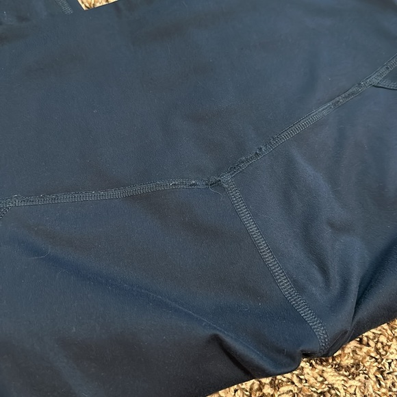 Girlfriend Collective Navy Blue Leggings Small - Picture 7 of 11